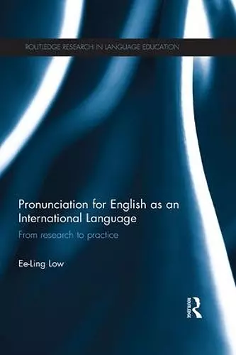 Pronunciation for English as an International Language cover