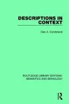 Descriptions in Context cover