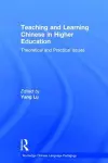 Teaching and Learning Chinese in Higher Education cover