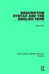 Descriptive Syntax and the English Verb cover