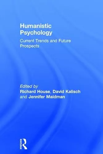 Humanistic Psychology cover