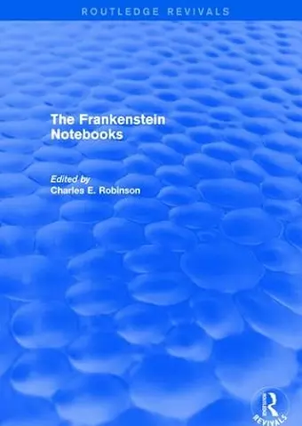 The Frankenstein Notebooks cover