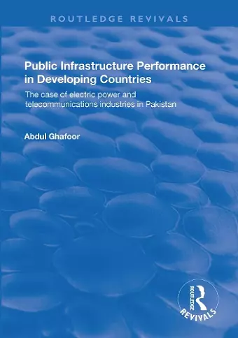 Public Infrastructure Performance in Developing Countries cover