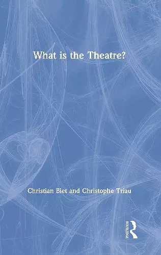 What is the Theatre? cover