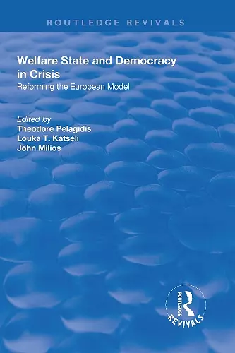 Welfare State and Democracy in Crisis cover