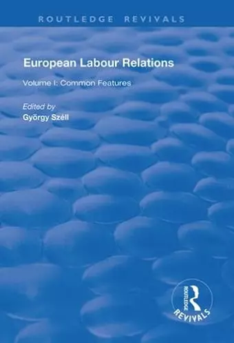 European Labour Relations cover