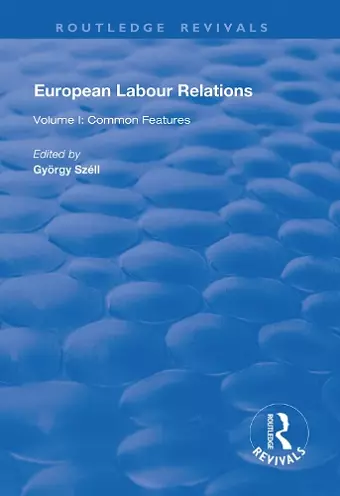 European Labour Relations cover