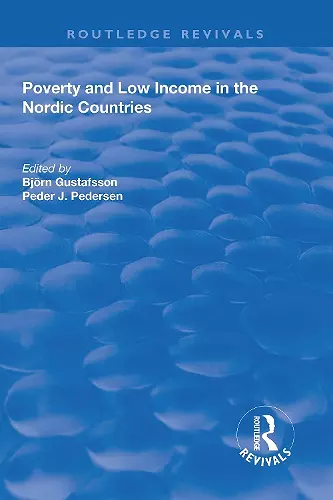 Poverty and Low Income in the Nordic Countries cover