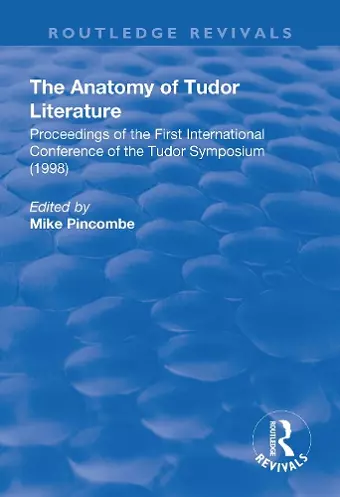 The Anatomy of Tudor Literature cover