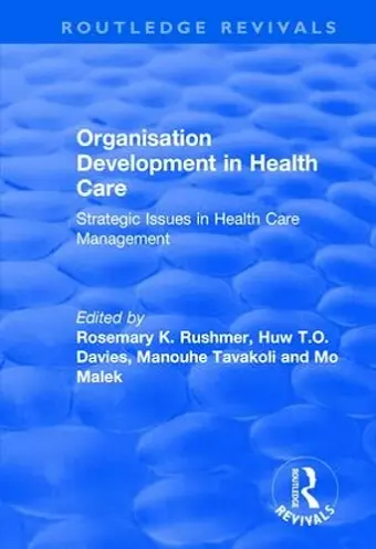 Organisation Development in Health Care cover