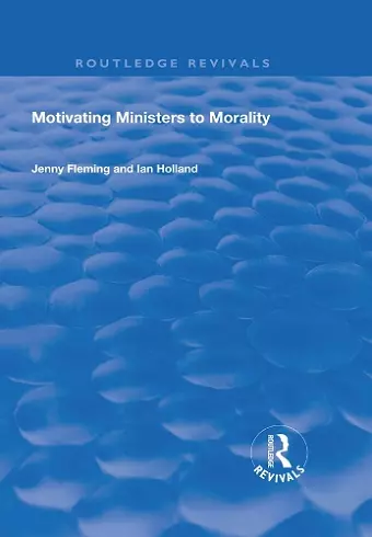 Motivating Ministers to Morality cover