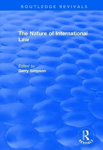 The Nature of International Law cover