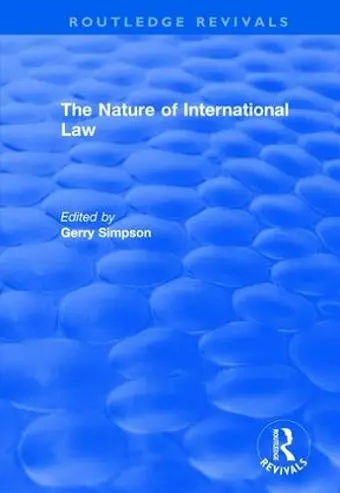 The Nature of International Law cover