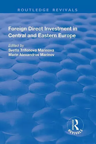 Foreign Direct Investment in Central and Eastern Europe cover