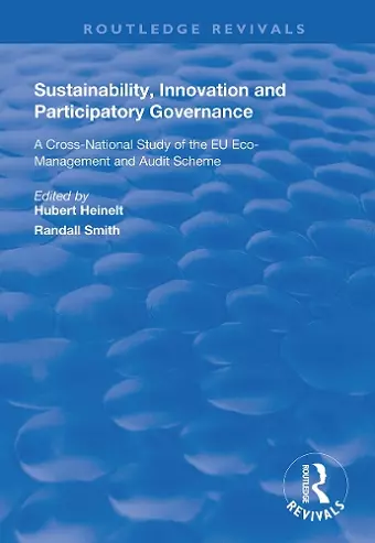 Sustainability, Innovation and Participatory Governance cover