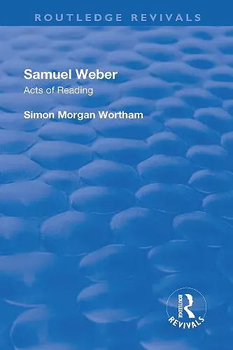 Samuel Weber cover