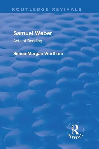 Samuel Weber cover