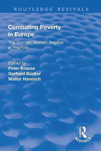 Combating Poverty in Europe cover