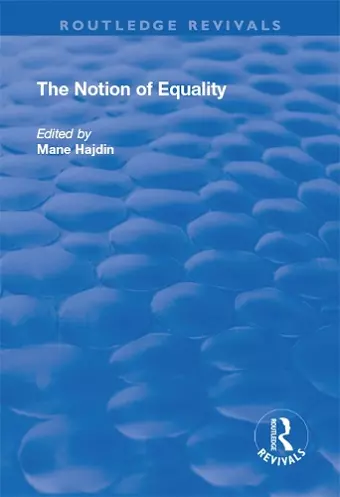 The Notion of Equality cover