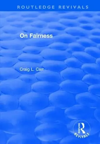 On Fairness cover