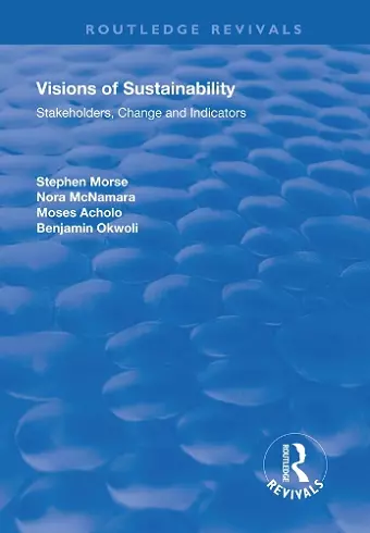 Visions of Sustainability cover