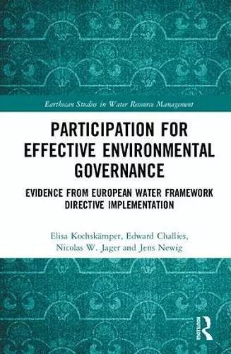 Participation for Effective Environmental Governance cover