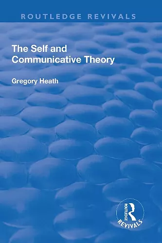 The Self and Communicative Theory cover