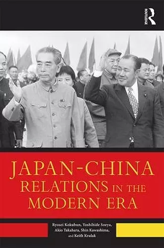 Japan–China Relations in the Modern Era cover