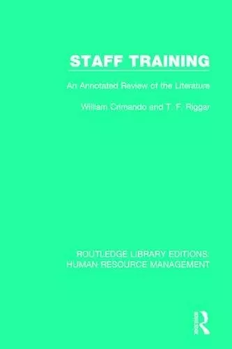 Staff Training cover