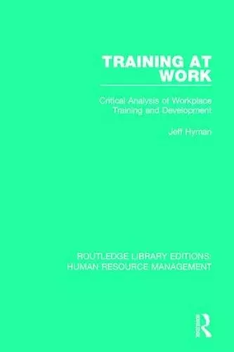 Training at Work cover