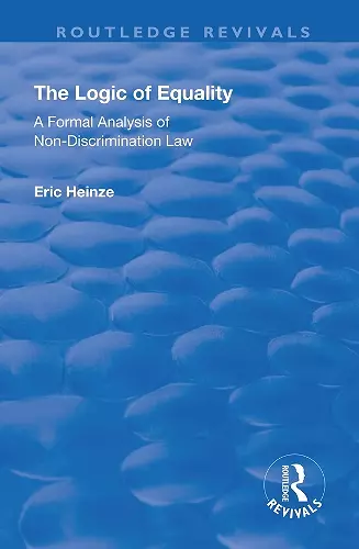 The Logic of Equality cover