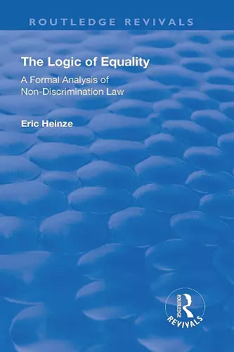 The Logic of Equality cover