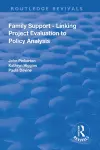 Family Support - Linking Project Evaluation to Policy Analysis cover