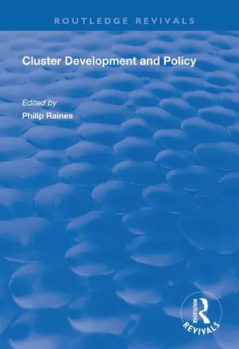 Cluster Development and Policy cover