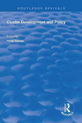 Cluster Development and Policy cover