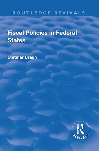 Fiscal Policies in Federal States cover