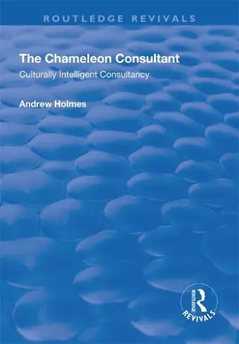 The Chameleon Consultant cover