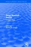 Peter Maxwell Davies cover