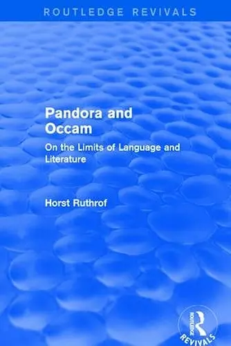 Routledge Revivals: Pandora and Occam (1992) cover