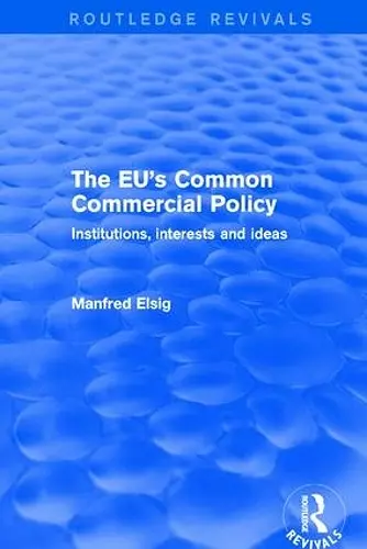 The EU's Common Commercial Policy cover