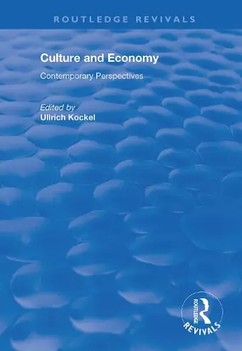 Culture and Economy cover