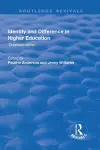 Identity and Difference in Higher Education cover