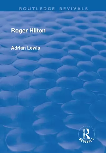 Roger Hilton cover