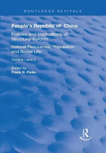 People's Republic of China, Volumes I and II cover