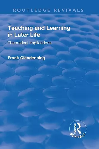 Teaching and Learning in Later Life cover