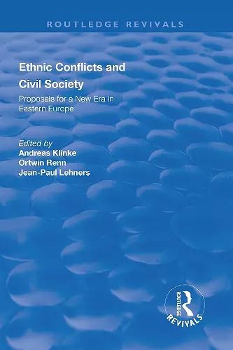 Ethnic Conflicts and Civil Society cover