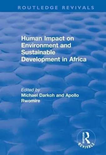 Human Impact on Environment and Sustainable Development in Africa cover