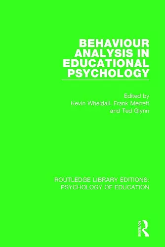 Behaviour Analysis in Educational Psychology cover