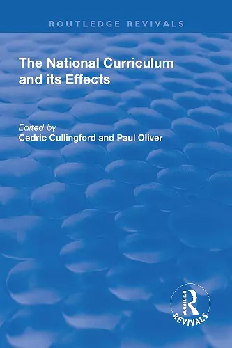 The National Curriculum and its Effects cover