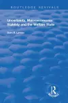Uncertainty, Macroeconomic Stability and the Welfare State cover